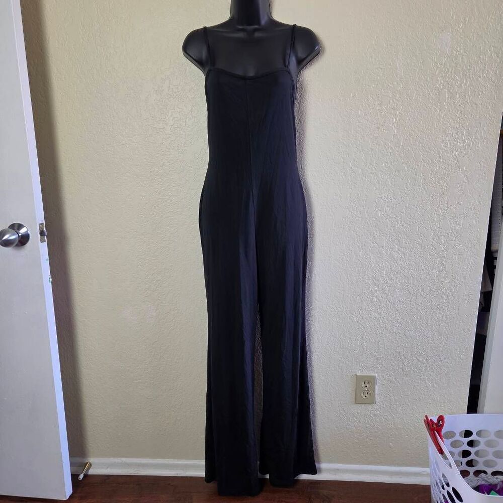 Free People Wide Leg Spaghetti Strap Jumpsuit